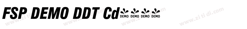 FSP DEMO DDT Cd字体转换 FSP DEMO DDT Cd字体转换